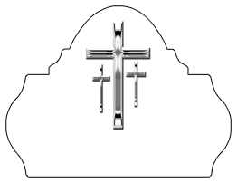 DARAY L 517 SL WT Silver 3 Crosses White Background copy